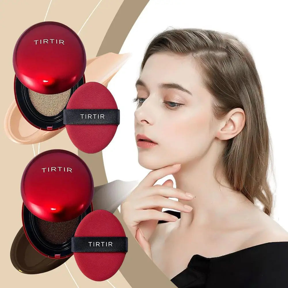 TIRTIR Cushion Foundation SPF50 PA+++ 72h Long Lasting Waterproof High Coverage Foundation Original Korean Makeup