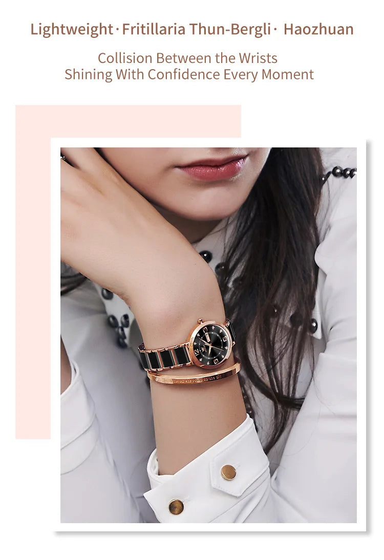 OLEVS Reloj de pulsera Para Mujer, Reloj de marca de lujo Para Mujer, pulsera elegante, relojes de cuarzo a la moda impermeables Para Mujer, Reloj Para Mujer