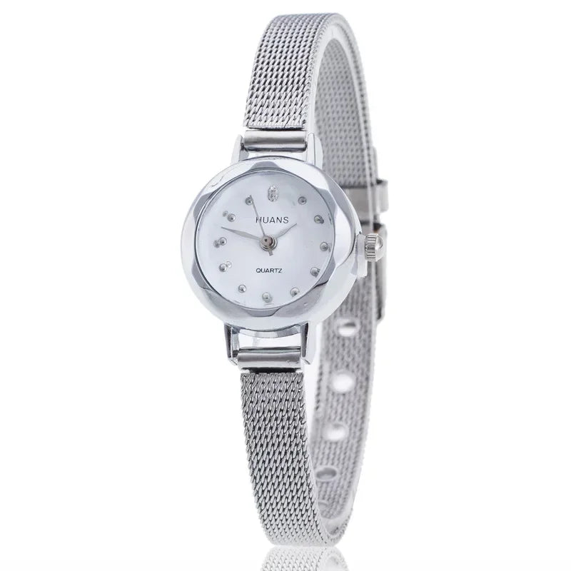 Nuevos relojes de lujo Para Mujer, relojes de pulsera de cuarzo informales, Reloj de pulsera de acero inoxidable, Reloj Para Mujer, relojes femeninos