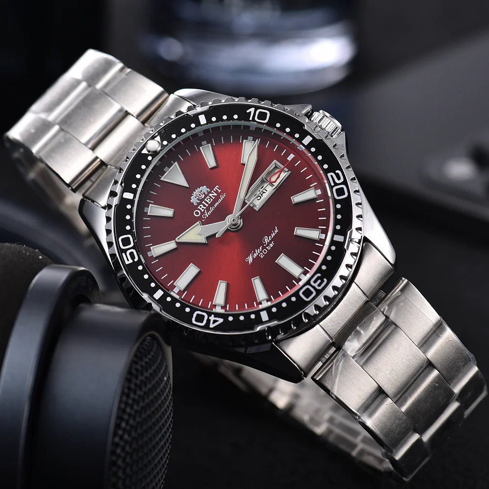 Relojes Orient Originales Populares para Hombre, Reloj de Pulsera Mecánico Automático Orient, Relojes Masculinos de Lujo AAA