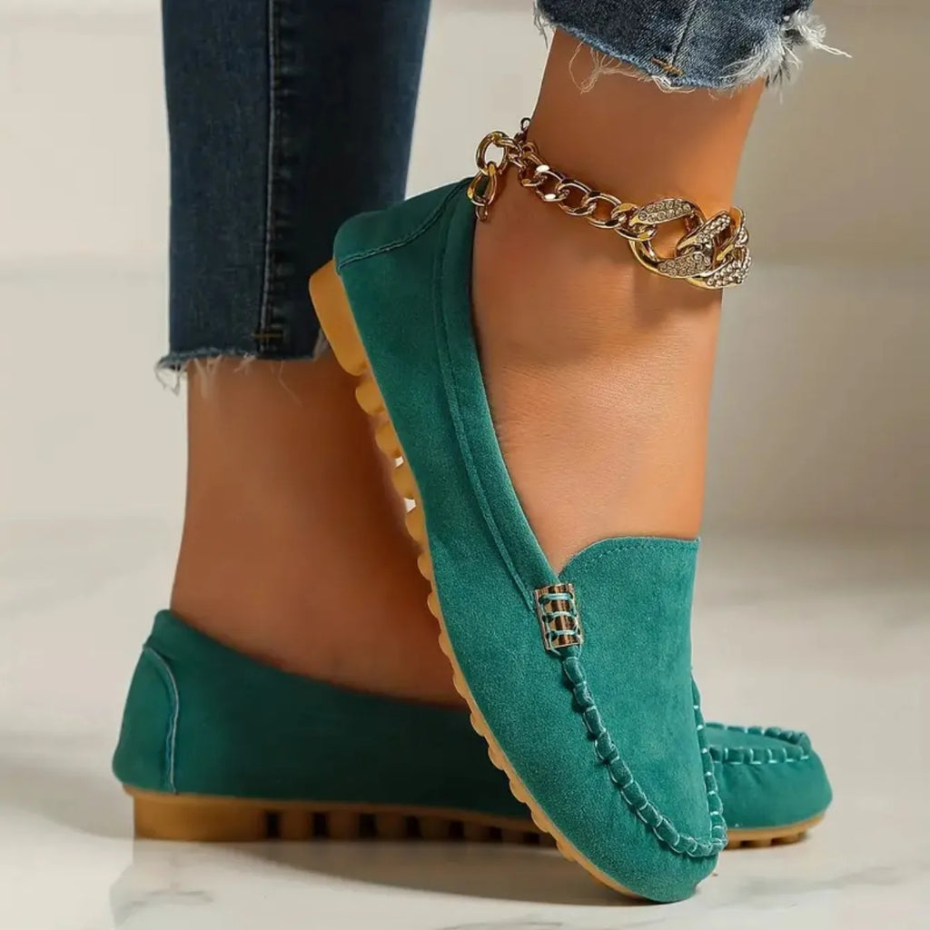 Mocasines De primavera y otoño, zapatillas resistentes al desgaste, Zapatos informales para Mujer, mocasines planos suaves antideslizantes a la moda, Zapatos De Mujer