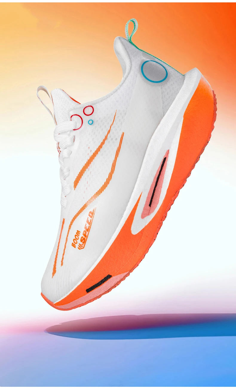 Zapatillas de running con placa de carbono para hombre y mujer, zapatillas profesionales para maratón, transpirables, ligeras, para entrenamiento y carrera en carretera.
