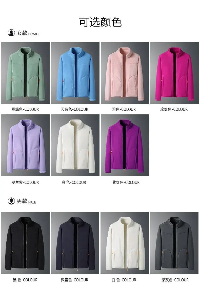 Sudadera con capucha de lana Unisex para hombre y mujer, ropa deportiva de gran tamaño, cálida y gruesa, sudadera clásica informal, moda de otoño e invierno