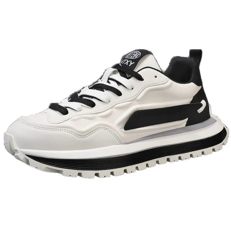 Zapatillas Deportivas Transpirables para Hombre, Primavera 2026, con Suela Suave Antideslizante, Blancas, Modernas, Estilo Casual