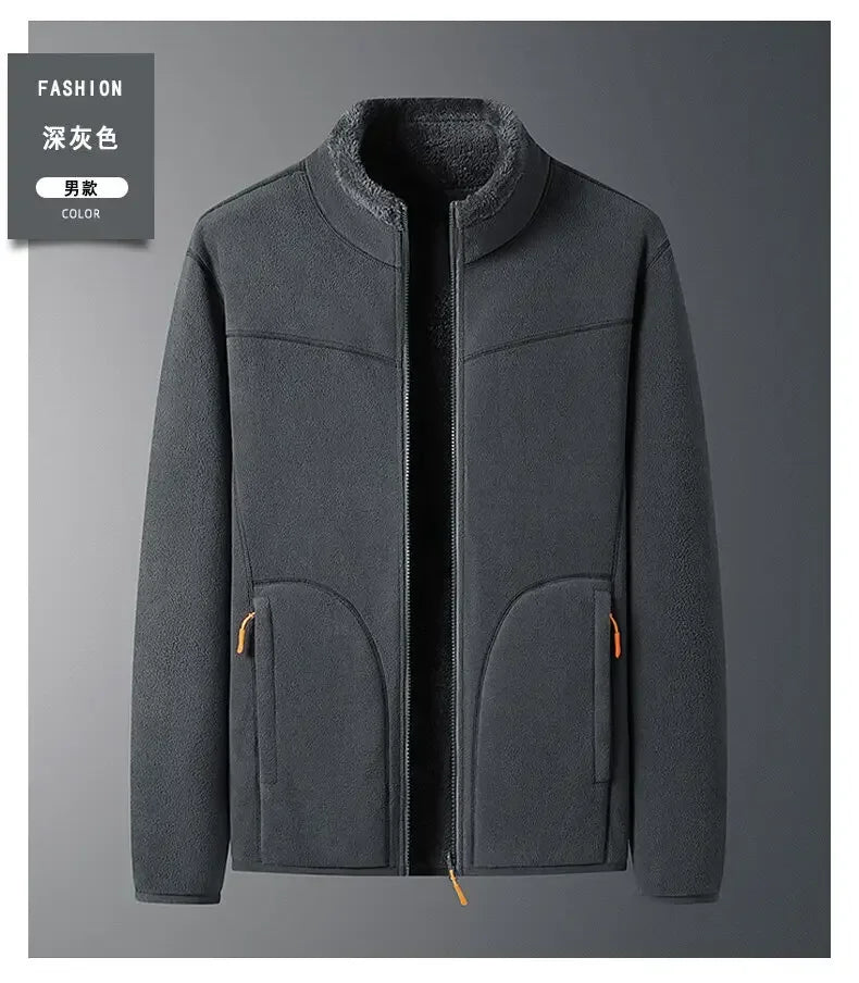 Sudadera con capucha de lana Unisex para hombre y mujer, ropa deportiva de gran tamaño, cálida y gruesa, sudadera clásica informal, moda de otoño e invierno
