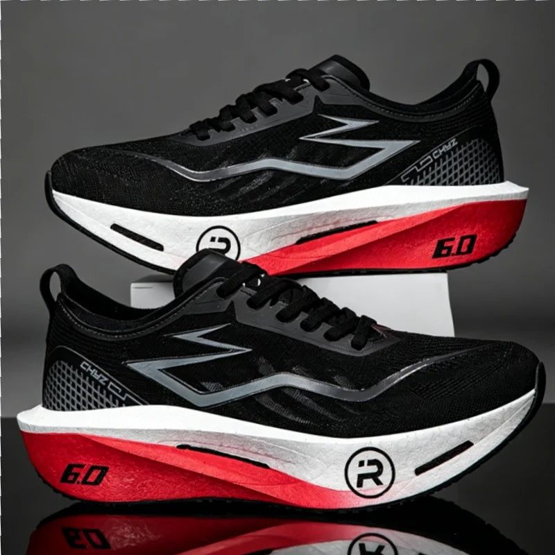 Zapatillas para correr para hombre, zapatillas deportivas para maratón con placa de carbono, transpirables, ligeras, cómodas, antideslizantes, deportivas especiales para mujer