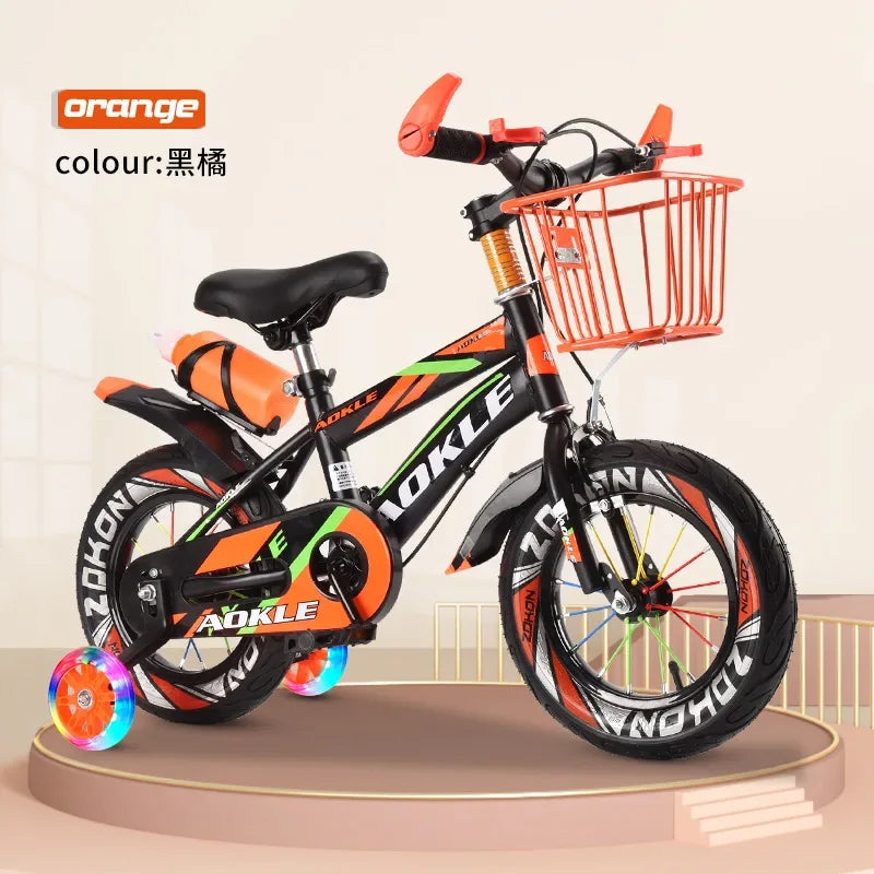 Kids' Bikes, 12-18 Inch Carbon Steel Frame Bikes for 2-10 Year Olds, Riding Bikes, Bikes for Boys and Girls, New