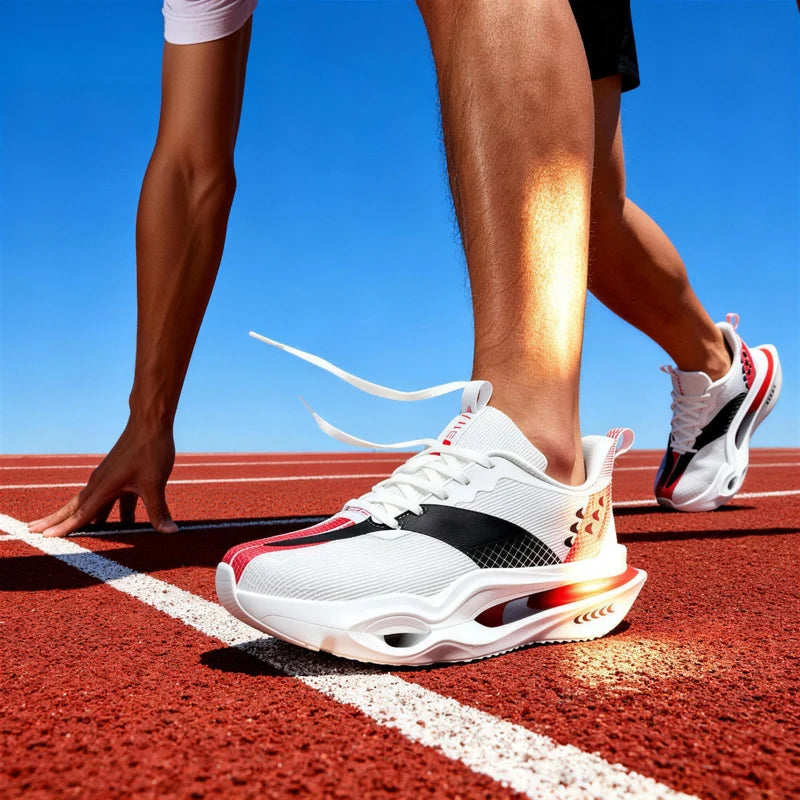 Zapatillas de Running de Alto Rendimiento para Hombre, con Placa de Carbono, Ligeras, Transpirables, con Amortiguación, para Todo Tipo de Terreno, Entrenamiento de Larga Distancia