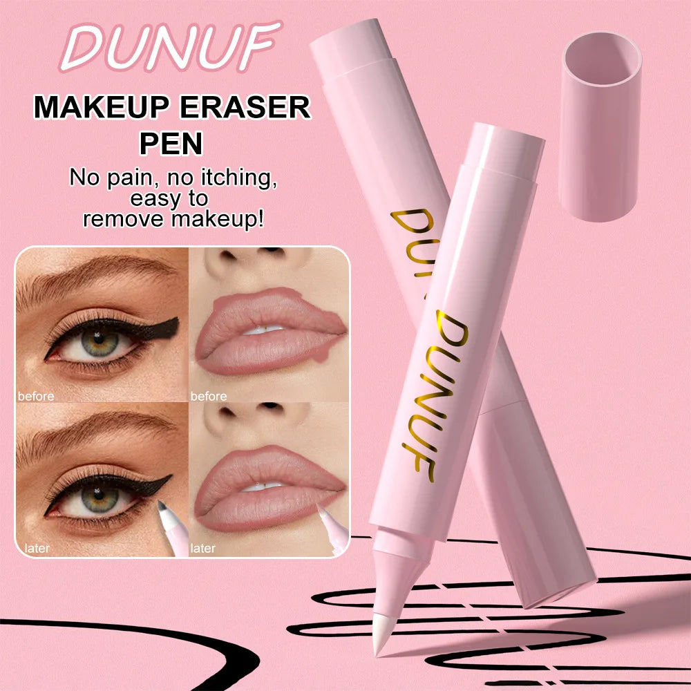 Lápiz de borrador de maquillaje, lápiz eliminador suave para labios, ojos, cara, herramienta de limpieza de poros, cuidado de la piel, debe tener fórmula sin tirar