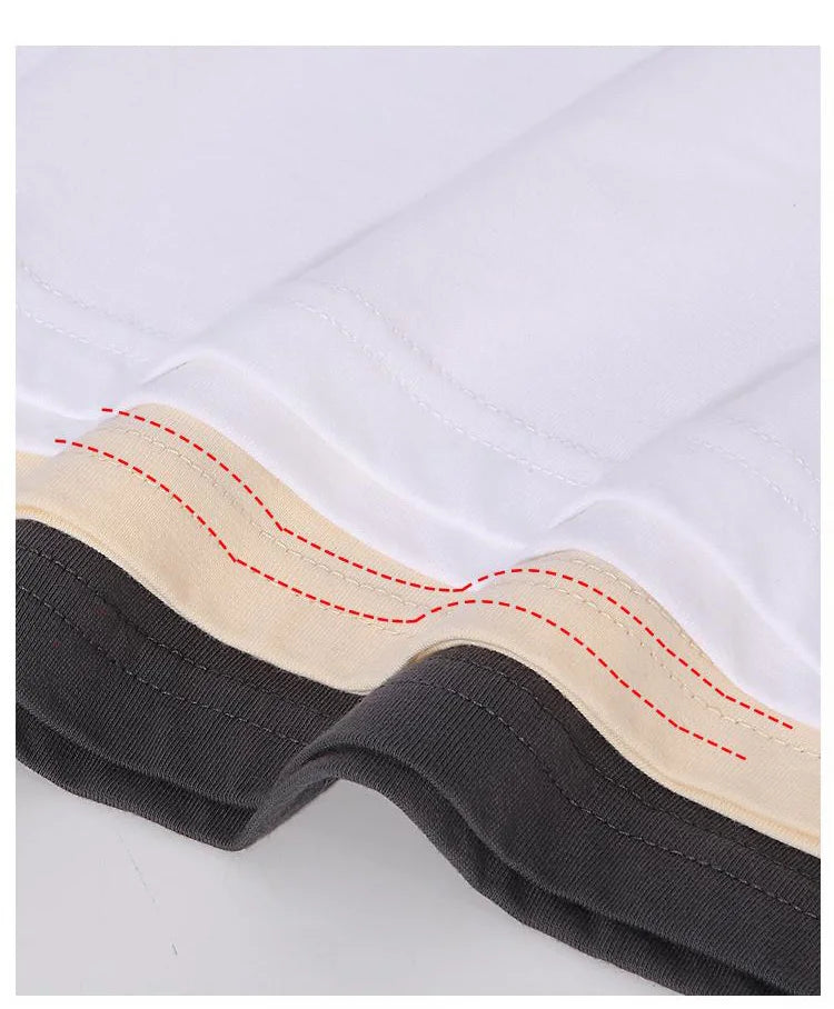 Camiseta de manga larga para hombre y mujer, camisa 100% de algodón de gran tamaño, Color puro, ropa de calle para invierno y otoño, 230GSM