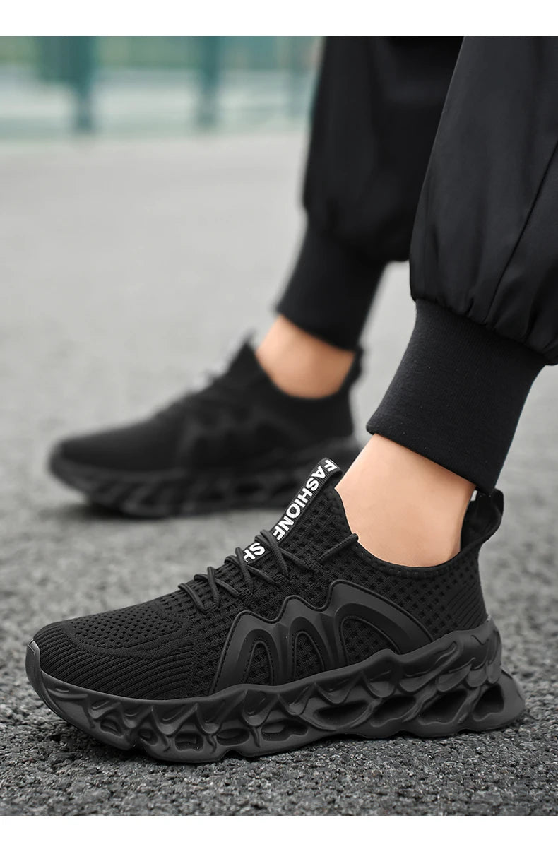 Zapatos de hombre, zapatillas de deporte informales para hombre, tenis, zapatos de lujo, zapatos de entrenamiento para carreras, zapatos transpirables, mocasines de moda, zapatos para correr para hombre
