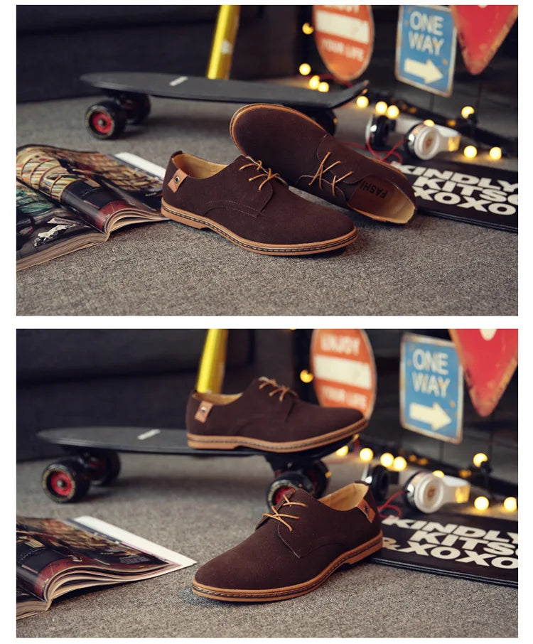 Zapatos de Cuero Nuevos 2026 para Hombre, Zapatos Oxford de Lujo para Hombre, Zapatos Casuales de Negocios de Cuero de Gamuza de Alta Calidad, Zapatos de Hombre