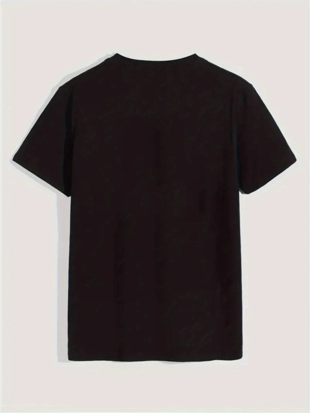 Camiseta de manga corta con cuello redondo para hombre, 100% algodón, informal, holgada, con estampado de letras, cómoda, deportiva, para verano