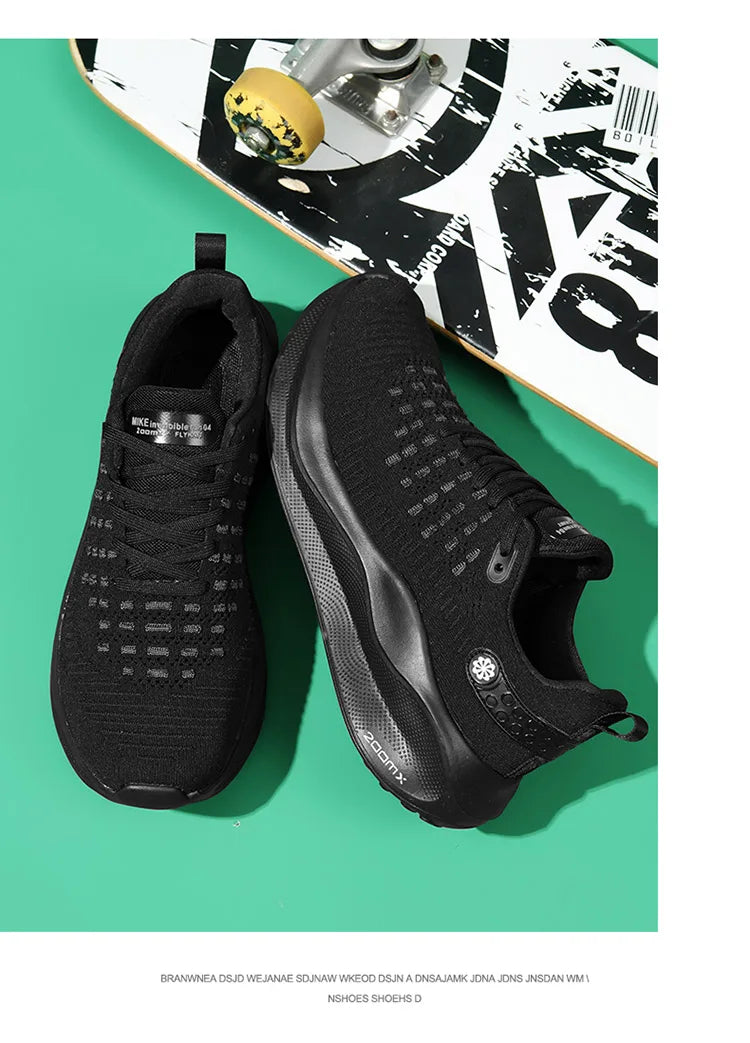 Nuevos zapatos para correr para hombre, zapatos deportivos informales de lujo, zapatos para correr, cómodos para caminar, zapatillas de moda, ligeras y transpirables