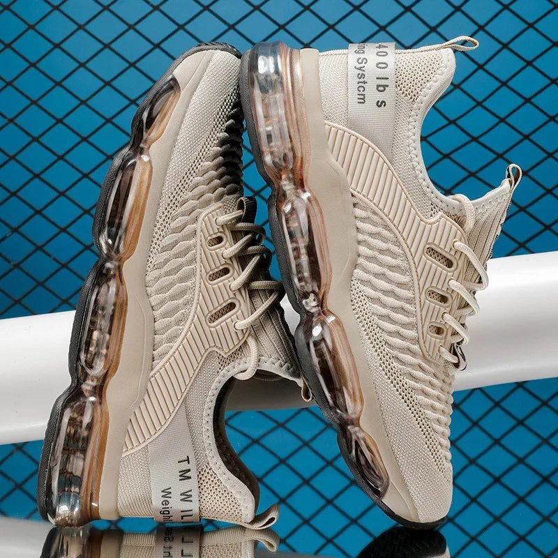 Zapatillas de deporte informales para hombre, zapatos de carrera de entrenador de lujo transpirables, mocasines de moda, zapatos para correr para hombre