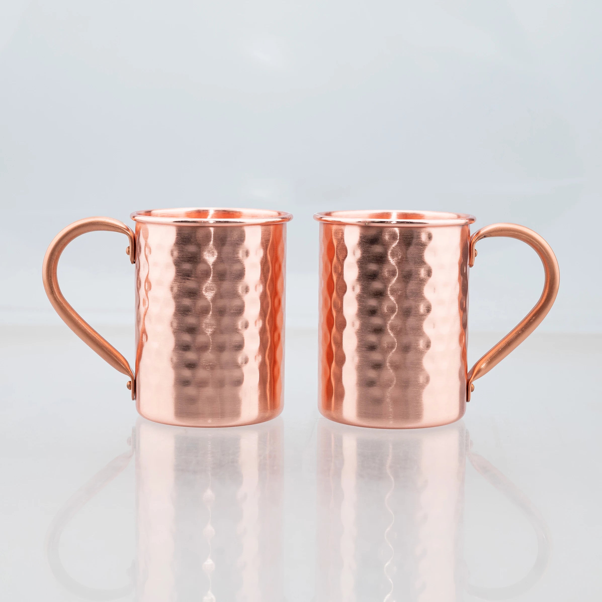 Taza de cobre puro Vintage de 400ml, textura de martillo engrosada, taza de café con leche para desayuno de cobre 100%, vaso de té hecho a mano