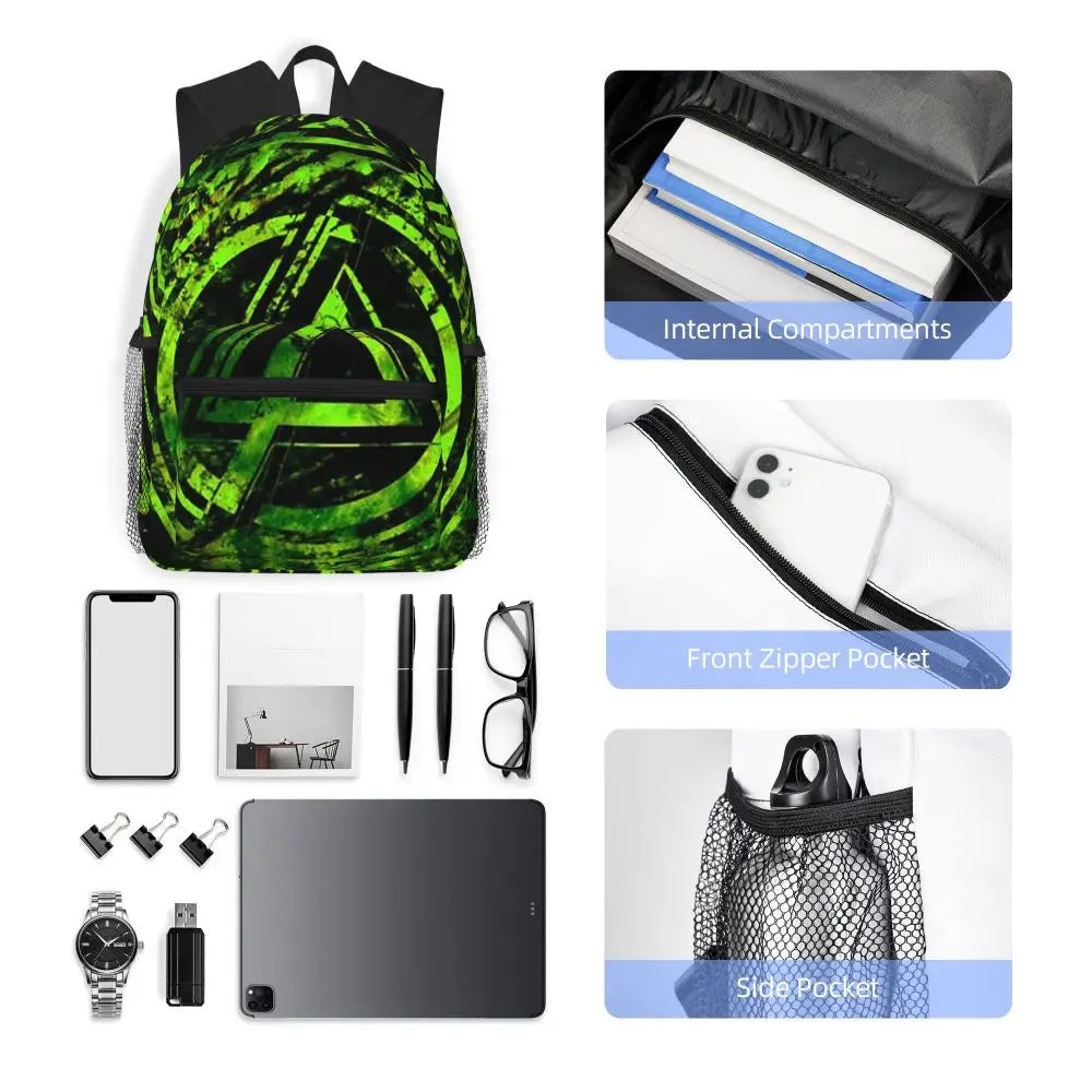 L-Linkin-S P-Park-S Band Mochila para estudiantes Mochila escolar Mochila de viaje para senderismo para niños y niñas Mochila de moda Bolsos de hombro