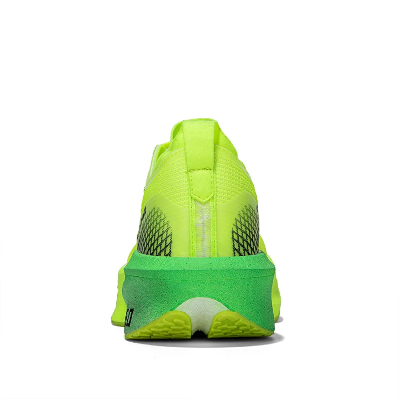 Zapatillas para correr para hombre, zapatillas deportivas para maratón con placa de carbono, transpirables, ligeras, cómodas, antideslizantes, deportivas especiales para mujer