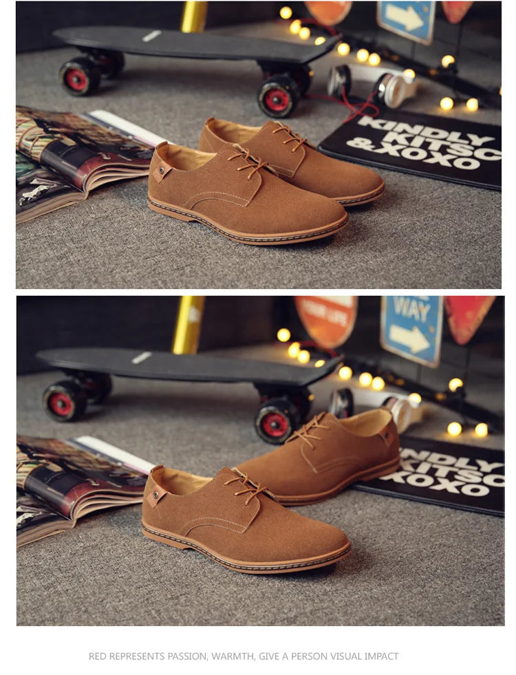Zapatos de Cuero Nuevos 2026 para Hombre, Zapatos Oxford de Lujo para Hombre, Zapatos Casuales de Negocios de Cuero de Gamuza de Alta Calidad, Zapatos de Hombre