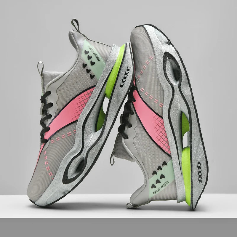 Zapatillas de Running de Alto Rendimiento para Hombre, con Placa de Carbono, Ligeras, Transpirables, con Amortiguación, para Todo Tipo de Terreno, Entrenamiento de Larga Distancia