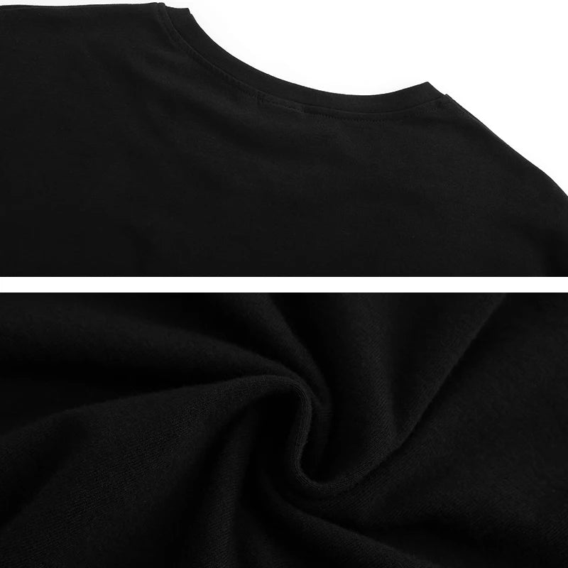 Camiseta holgada de algodón para hombre, camisa de manga corta con hombros caídos para Fitness, gimnasio, culturismo, Tops deportivos de verano