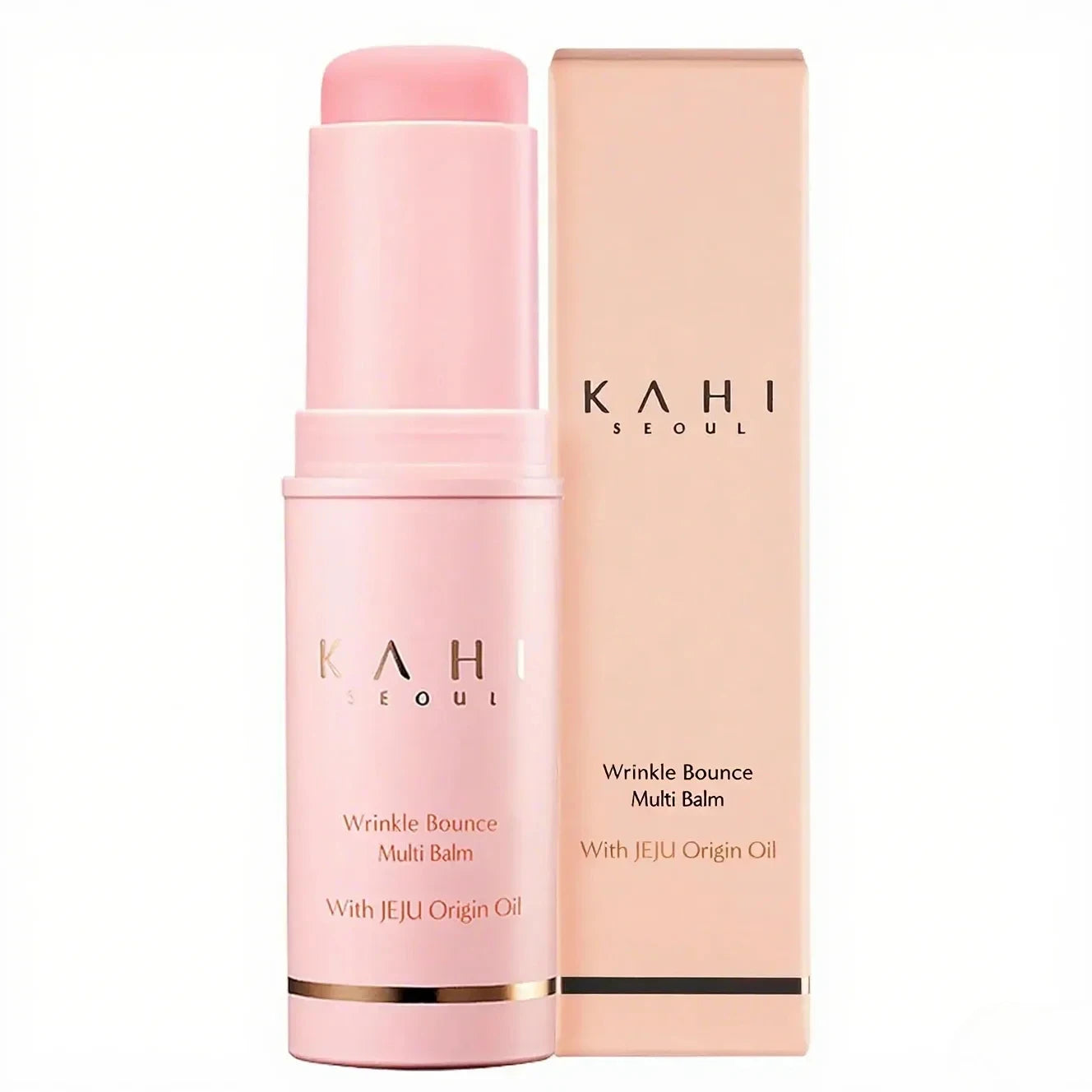 KAHI Bálsamo en Barra para Ojos con Acetil Hexapéptido 8, Reducción de Ojeras y Arrugas, Cuidado Anti-Hinchazón, Masajeador con Cabeza Metálica, Cuidado Facial Coreano