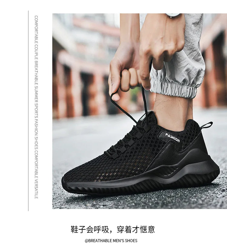 Zapatillas de Verano 2026 para Hombre, Mocasines Transpirables de Malla, Zapatos Casuales Cómodos para Caminar, Zapatillas Deportivas para Correr