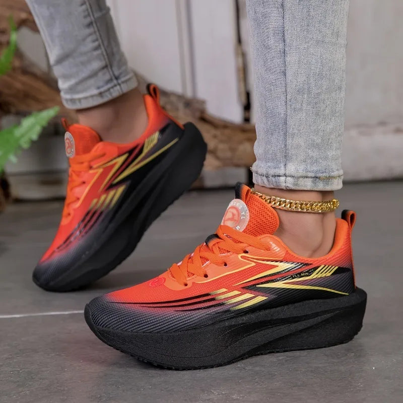 Zapatillas deportivas para correr, informales, para maratón, transpirables, ligeras, cómodas, atléticas, antideslizantes, para caminar al aire libre