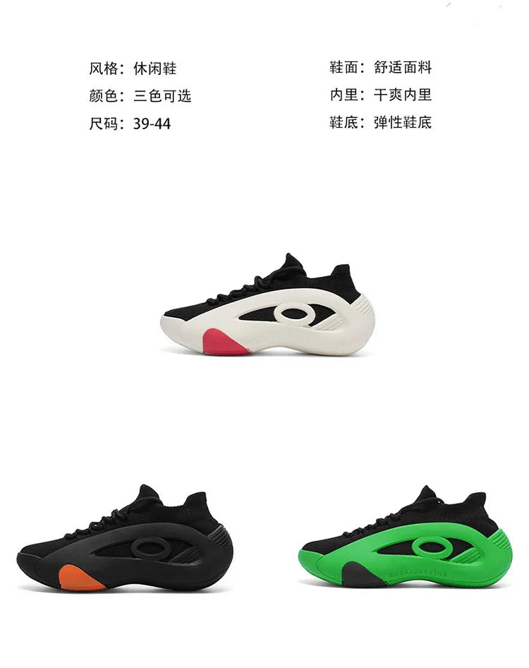 2025 zapatos de malla con estilo para Hombre, cómodos zapatos informales transpirables para Hombre, nuevas Zapatillas sin cordones para Hombre, Zapatillas planas para Hombre