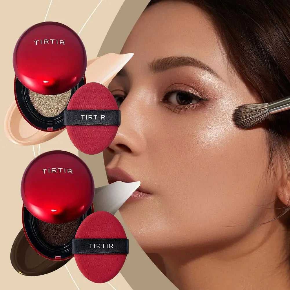 TIRTIR Cushion Foundation SPF50 PA+++ 72h Long Lasting Waterproof High Coverage Foundation Original Korean Makeup