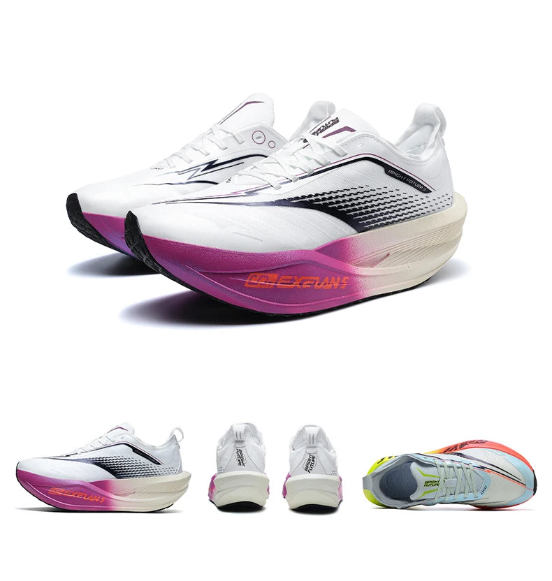 Zapatillas de Running para Hombre con Placa de Carbono, Ultraligeras, Transpirables, con Amortiguación, Antideslizantes, para Maratón, Carreras, Entrenamiento