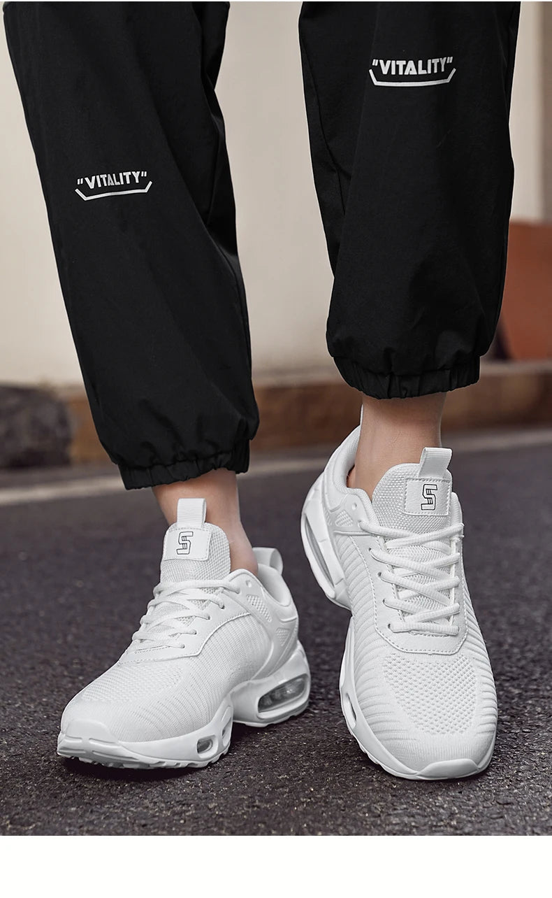 Zapatillas deportivas antideslizantes para hombre y mujer, zapatos informales transpirables, ligeros y cómodos para caminar y Maratón
