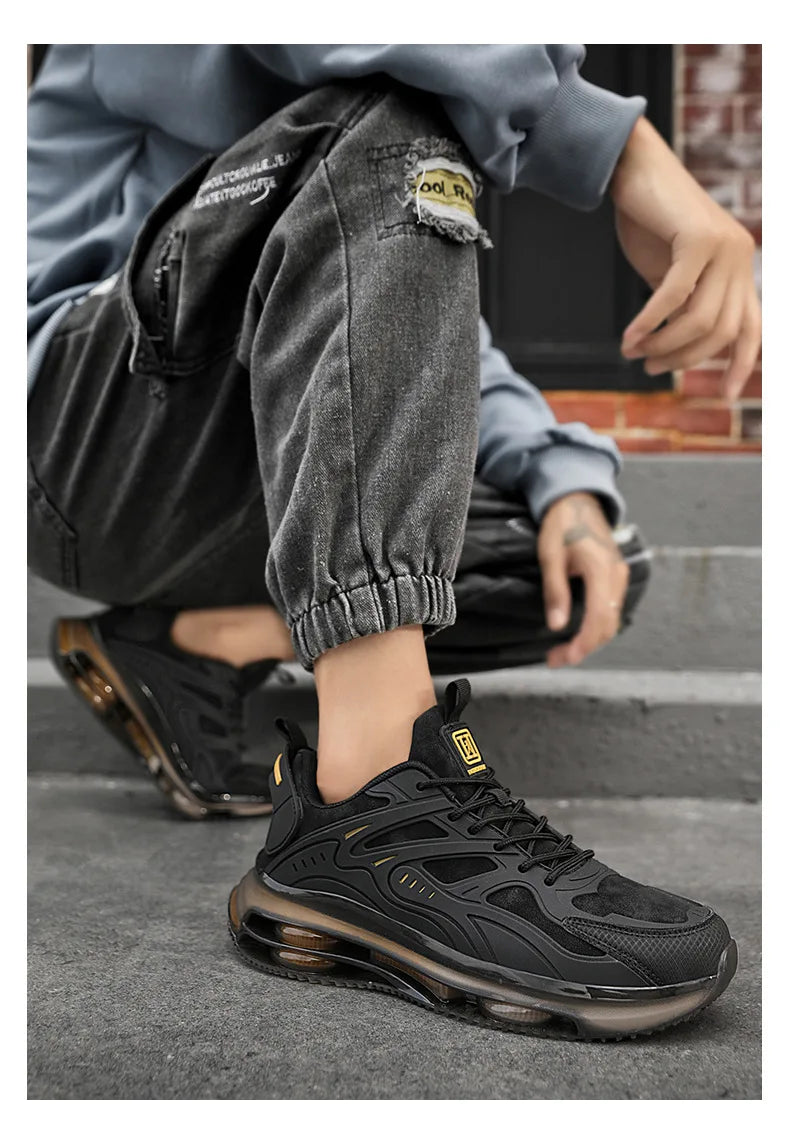 Zapatillas De deporte para hombre, zapatos De malla para caminar para hombre, zapatos De tenis con cordones para aumentar la altura, zapatos duraderos para hombre, Zapatillas De Deporte De alta calidad