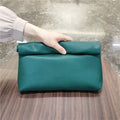 Bolsos de mano informales para mujer, bolsos de noche de cuero PU suave, bolso tipo sobre para fiesta, bolso para teléfono y portátil, Bolso de mano