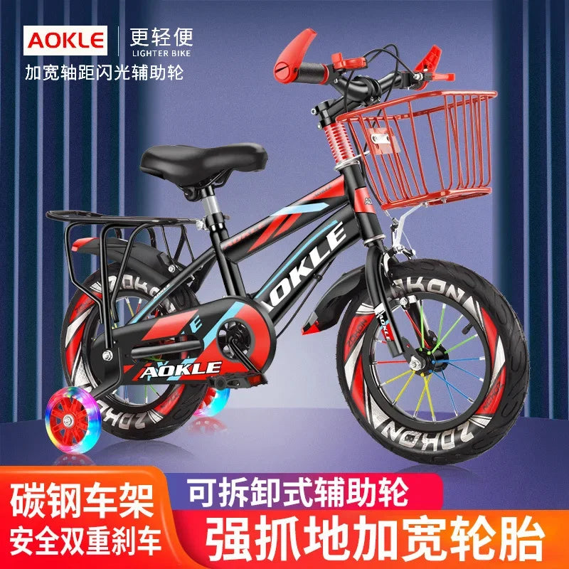 Bicicletas para niños, bicicletas con estructura de acero al carbono de 12-18 pulgadas para niños de 2 a 10 años, pueden andar en bicicleta, bicicletas para niños y niñas, nuevas