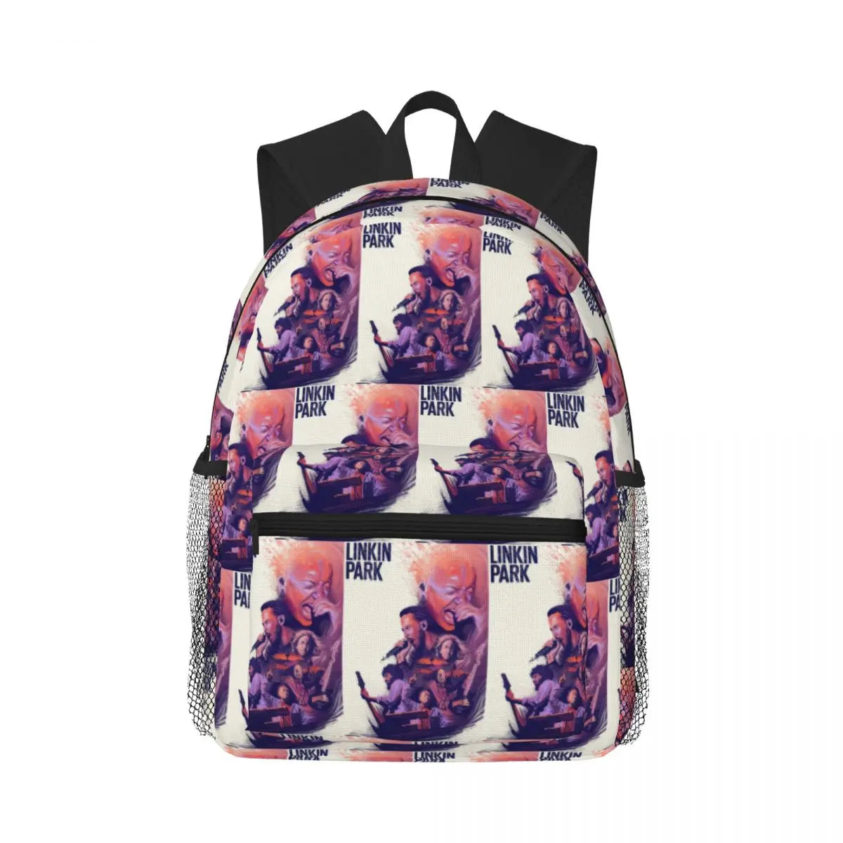 L-Linkin-S P-Park-S Band Mochila para estudiantes Mochila escolar Mochila de viaje para senderismo para niños y niñas Mochila de moda Bolsos de hombro