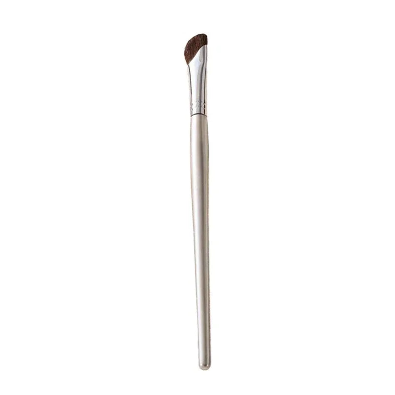 Pincel para Contorno de Nariz, Pincel Plano para Contorno de Nariz, Pincel Angulado para Maquillaje de Contorno, Pincel de Pelo Natural Angulado para Difuminar Sombras
