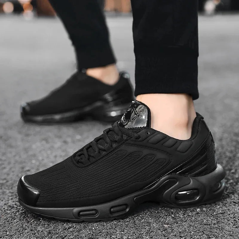 Nuevas zapatillas deportivas para hombre, transpirables, con amortiguación, antideslizantes, con resorte y resistentes al desgaste.