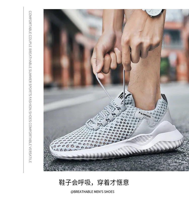 Zapatillas de Verano 2026 para Hombre, Mocasines Transpirables de Malla, Zapatos Casuales Cómodos para Caminar, Zapatillas Deportivas para Correr