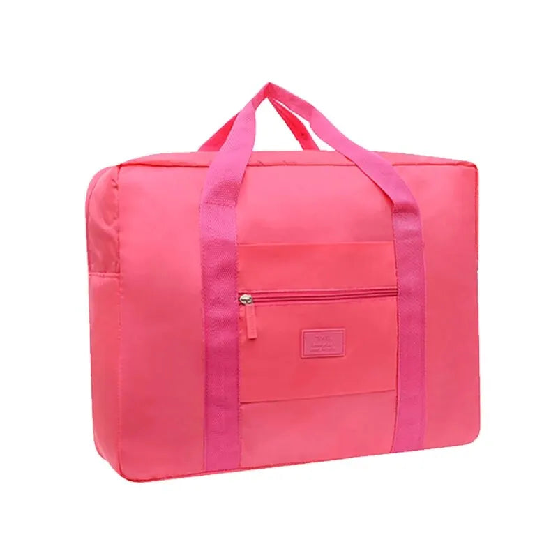 Bolsa de Viaje Ligera y Plegable, Bolsa de Mano Unisex, Equipaje de Mano para Fines de Semana, Estancias Cortas, Viajes, Bolsas Organizadoras de Maletas