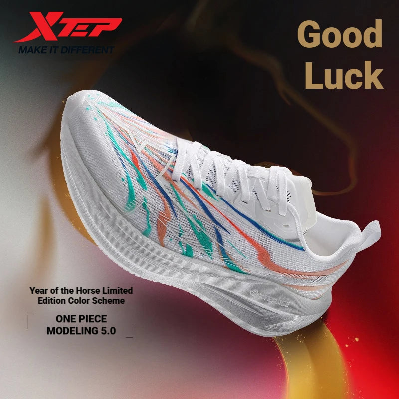 Zapatillas Xtep One Piece Modeling 5,0 para mujer, soporte estable, cómodas, transpirables, duraderas, zapatillas para correr 874218110037