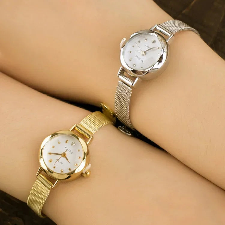 Nuevos relojes de lujo Para Mujer, relojes de pulsera de cuarzo informales, Reloj de pulsera de acero inoxidable, Reloj Para Mujer, relojes femeninos