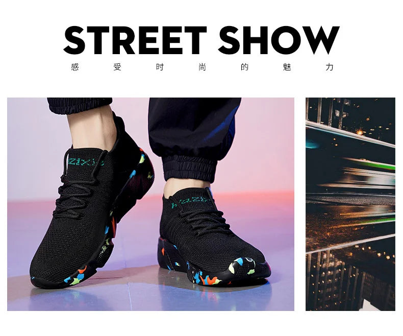Zapatillas de deporte para hombre, zapatos para mujer, calcetines de tendencia de tenis, zapatos para caminar, mocasines, transpirables, informales, para correr, verano, verde, talla grande 35-47