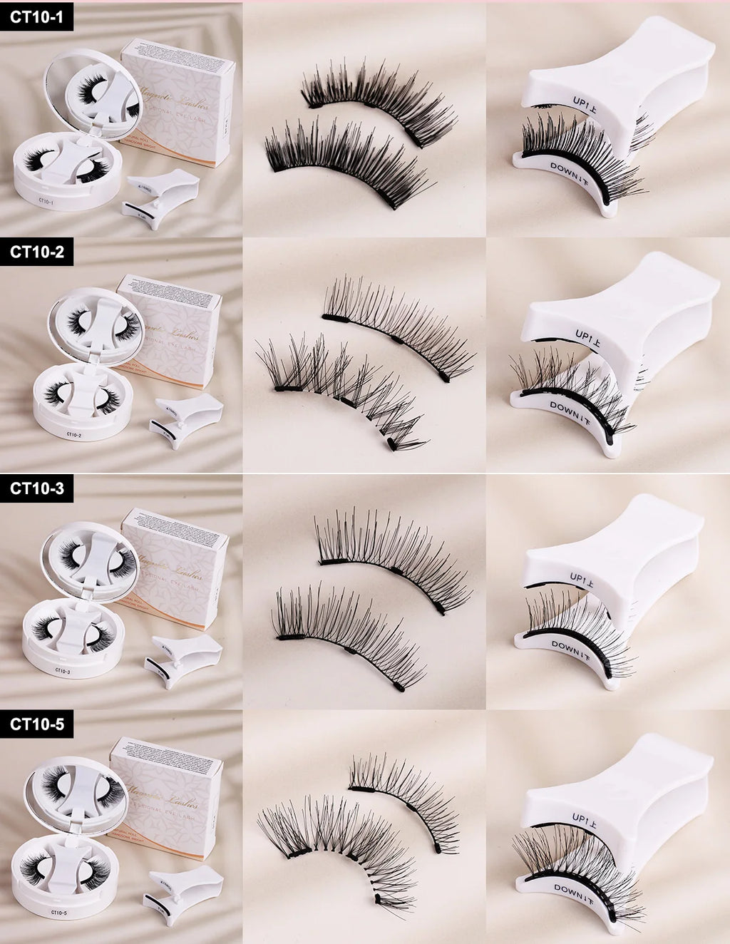 Magnetic Fake Eyelashes Set – Reusable 3D, No Glue, Waterproof