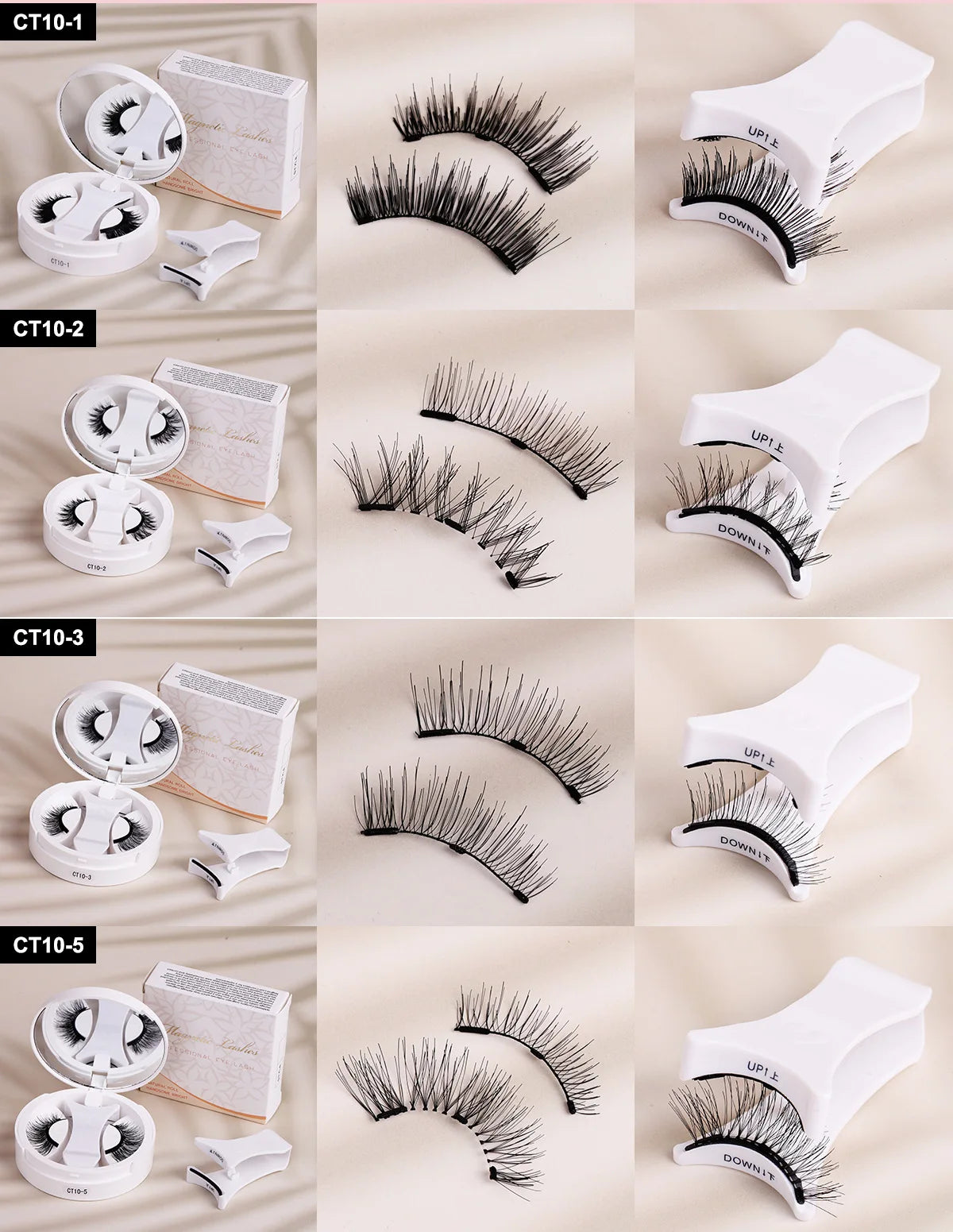 Magnetic Fake Eyelashes Set – Reusable 3D, No Glue, Waterproof