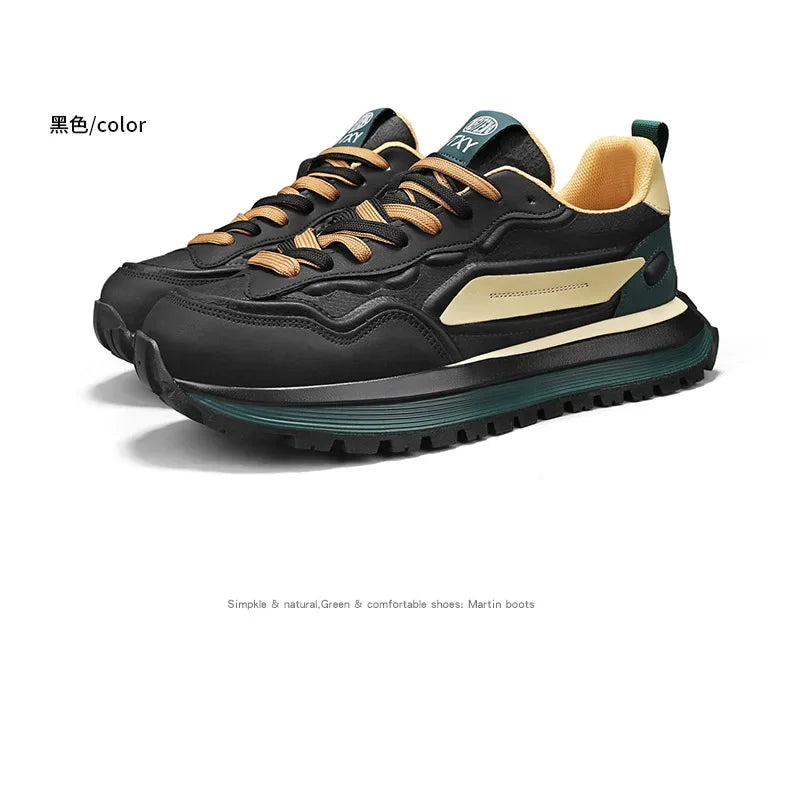Zapatillas Deportivas Transpirables para Hombre, Primavera 2026, con Suela Suave Antideslizante, Blancas, Modernas, Estilo Casual