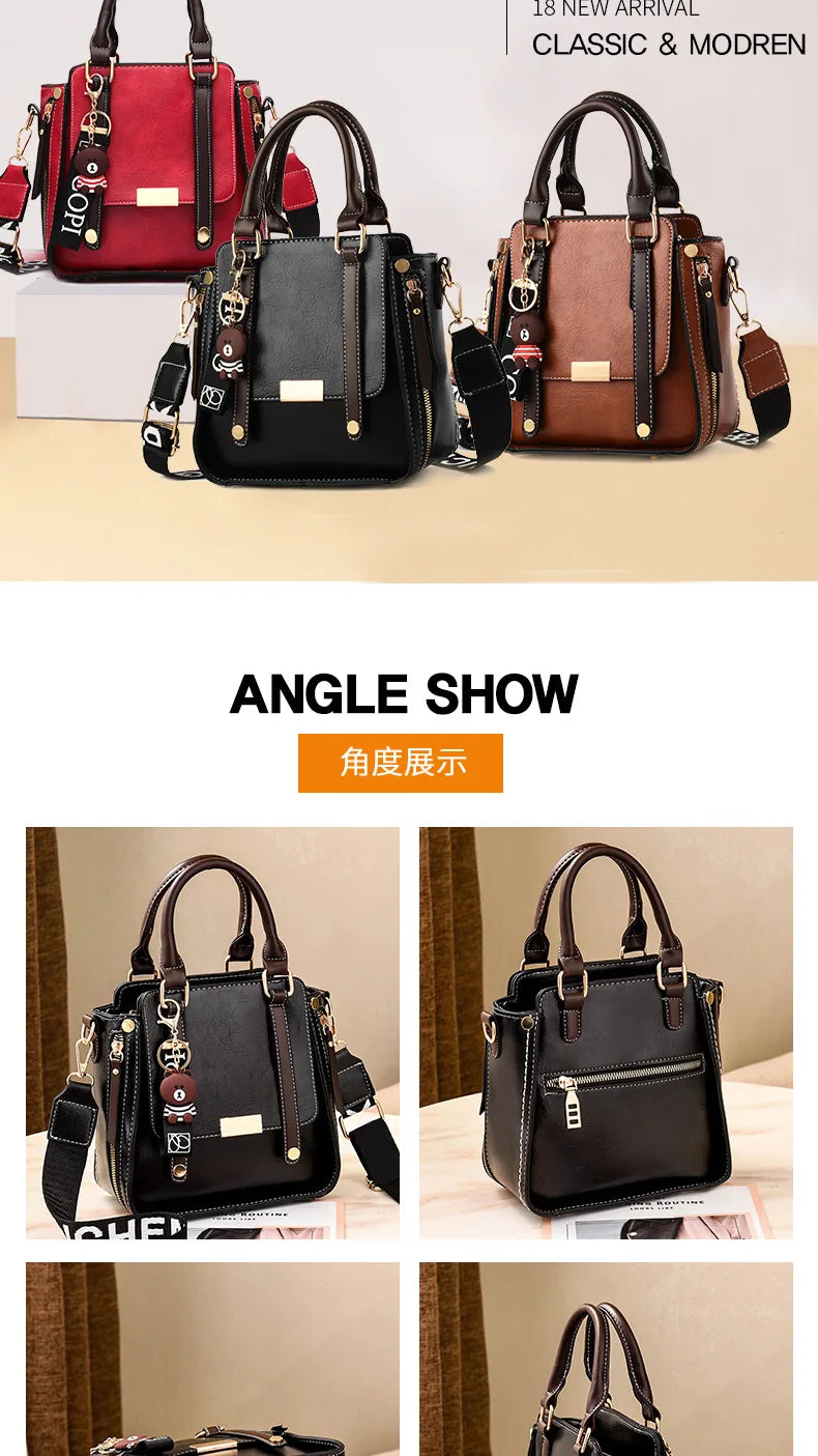 Bolso de mano de diseñador de marca de lujo para mujer, bolso de hombro de nueva tendencia a la moda, bolso cruzado Retro clásico, bolso cuadrado pequeño para ir al trabajo