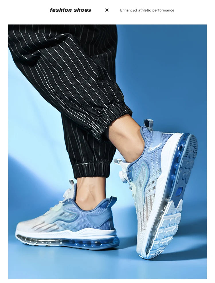 Zapatillas de deporte informales transpirables para hombre, mocasines de moda de entrenador de lujo, zapatos para correr, zapatos de carrera cómodos para hombre