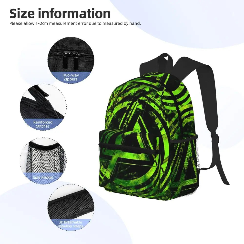 L-Linkin-S P-Park-S Band Mochila para estudiantes Mochila escolar Mochila de viaje para senderismo para niños y niñas Mochila de moda Bolsos de hombro