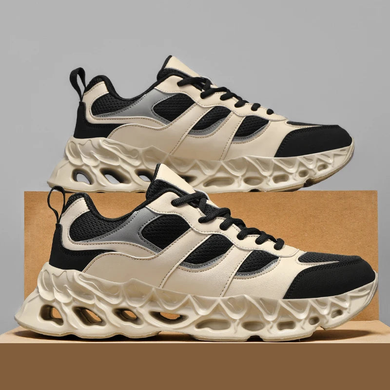 Zapatos de hombre, zapatillas de deporte informales para hombre, tenis, zapatos de lujo, zapatos de entrenamiento para carreras, zapatos transpirables, mocasines de moda, zapatos para correr para hombre
